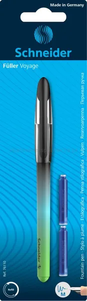 Schneider Pióro wieczne Voyage M + 2 naboje, blister, mix kolorów 