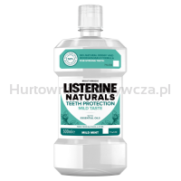 Listerine Płyn Do Płukania Jamy Ustnej Naturals Teeth Protection Mild Taste 500 Ml