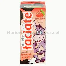 Łaciate Mleko UHTSmakowe Truskawkowe 200Ml