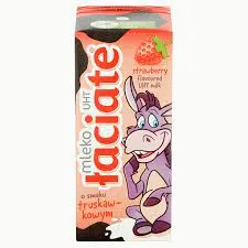 Łaciate Mleko UHTSmakowe Truskawkowe 200Ml