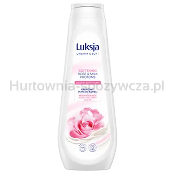 Luksja Płyn Do Kąpieli Creamy Soft Kremowy Róża I Proteiny Mleka 900 Ml
