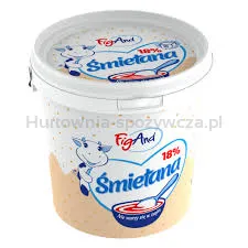 Figand Śmietana 18% 1 Litr Wiaderko