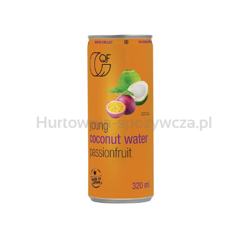 Quality Food woda kokosowa z sokiem z marakui 320ml