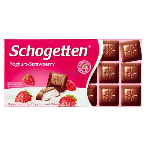 Schogetten Czekolada Yoghurt - Strawberry 100G