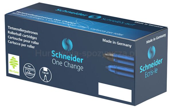 Kartridże SCHNEIDER One Change, do piór kulkowych, 0,6mm, 5szt., czarne - 6