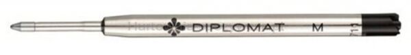 Diplomat Wkład do długopisu do serii Excellence A Plus, Excellence A2, Aero, Optimist, Esteem, Traveller, Magnum, M, czarny 