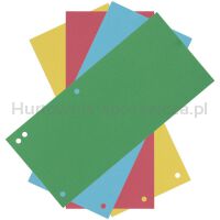 Donau Przekładki Karton 1/3 A4, 235x105mm, 100szt., mix kolorów 