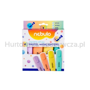 Nebulo Zakreślacz pastelowy 4 szt. 