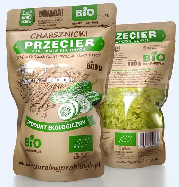 Przecier Z Ogórków Kiszonych Bio 800 G