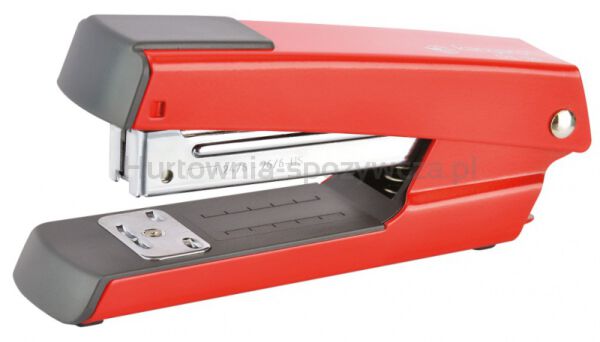 Kangaro Zszywacz DS-35, zszywa do 30 kartek, metalowy, w pudełku PP, czerwony 