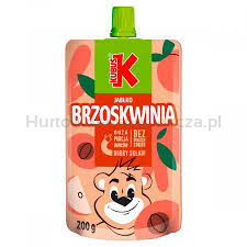 Kubuś Mus Brzoskwinia Jabłko 200G