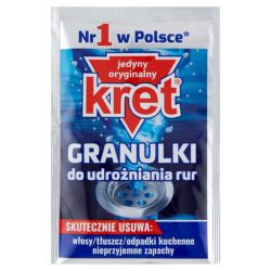 Kret Granulki Do Udrożniania Rur 40G Saszetka