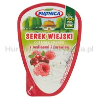 Piątnica Serek Wiejski Z Malinami I Żurawiną 150G