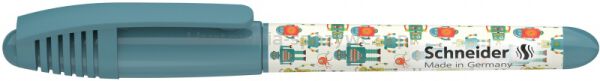 Pióro wieczne SCHNEIDER Zippi Cool Robots, M, niebieskie