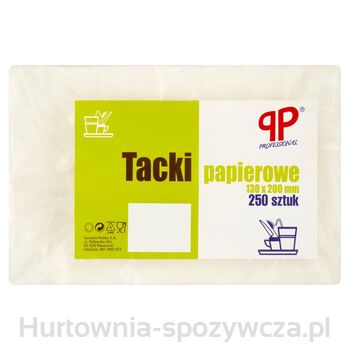 Pp Professional Tacki Papierowe 13 X 20 Cm 250 Sztuk