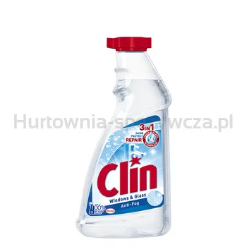 Clin Płyn Do Mycia Szyb Windows Anti-Fog 500 Ml(data przydatności 30.04.2026)