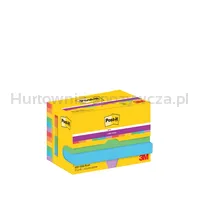 Post-It Karteczki Samoprzylepne Super Sticky, 47,6X47,6Mm, 12X90 Kart., Paleta Playful  - 2