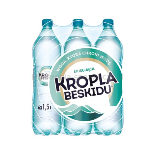 Woda Kropla Beskidu musująca 1.5 l pet