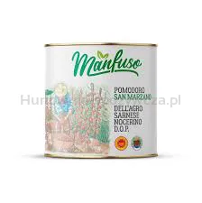 Manfuso Pomidory bez skórki całe w Sosie własnym 2500g/1500g