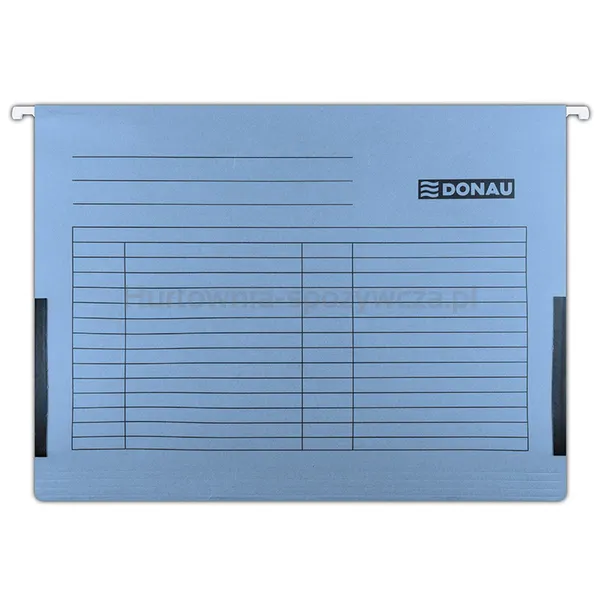 Donau Teczka Zawieszkowa Z Boczkami, A4, 230Gsm, Niebieska 