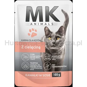 Mk Animals Saszetka Dla Kotów Z Cielęciną 100 G