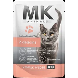 Mk Animals Saszetka Dla Kotów Z Cielęciną 100 G