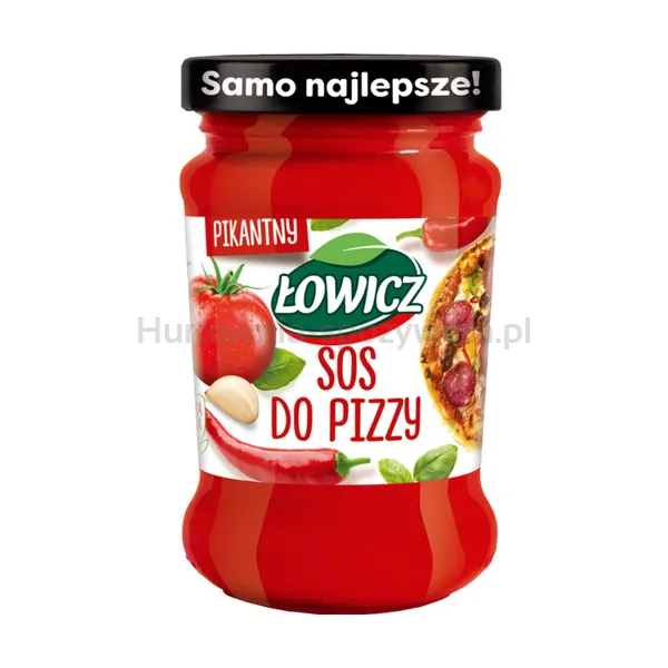 Łowicz sos do pizzy pikantny 180g