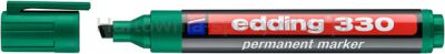 Marker permanentny e-330 EDDING, 1-5mm, zielony