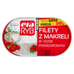 Era Ryb Filety Z Makreli W Sosie Pomidorowym Eo 300 G