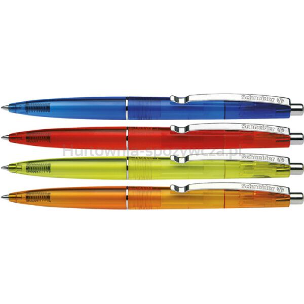 Długopis automatyczny SCHNEIDER K20 ICY, M, 4 szt. blister, mix kolorów - 2