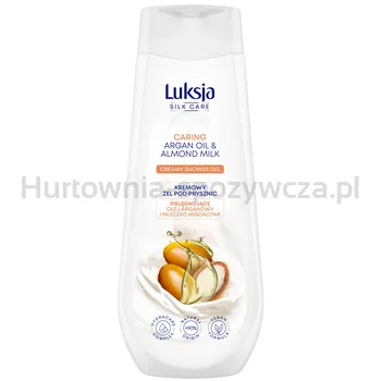 Luksja Żel Pod Prysznic Silk Care Kremowy Olej Arganowy I Mleczko Migdałowe 500 Ml