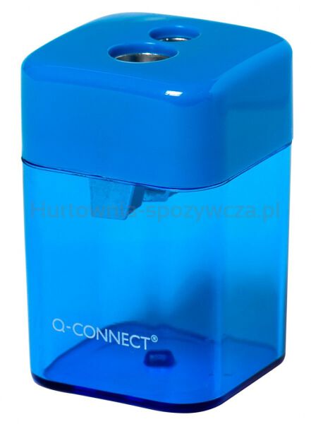 Q-Connect Temperówka plastikowa, podwójna, mix kolorów  - 2