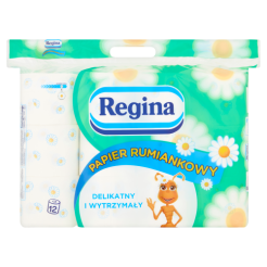Regina Papier Toaletowy Rumiankowy 3 Warstwy 12 Rolek