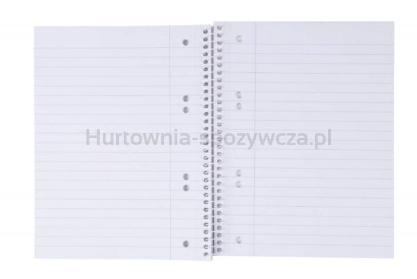 Kołonotatnik OFFICE PRODUCTS, A5, w linie, 80 kart., 70gsm, granatowy - 4