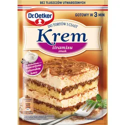 Dr. Oetker Krem do tortów i ciast smak tiramisu 109 g