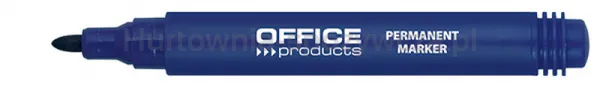 Office Products Marker Permanentny Okrągły, 1-3Mm (Linia), Niebieski 