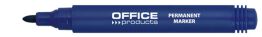 Office Products Marker permanentny okrągły, 1-3mm (linia), niebieski 