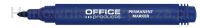 Office Products Marker permanentny okrągły, 1-3mm (linia), niebieski 