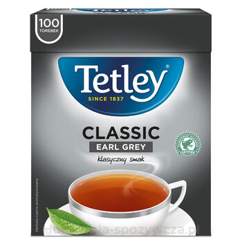 Herbata Tetley Classic Earl Grey 100 Torebek X 1,5G