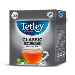 Tetley Herbata Classic Earl Grey 100 torebek