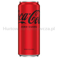 Coca Cola Zero 330Ml x 24 sztuki - 2