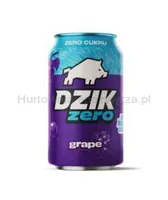 Napój Dzik Grape Zero Kofeiny Zero Kalorii 330 Ml Wk Pusz