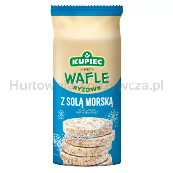 Kupiec Wafle ryżowe z solą morską 120g
