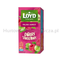 Loyd Herbata o smaku malina i agrest 20x2,5g
