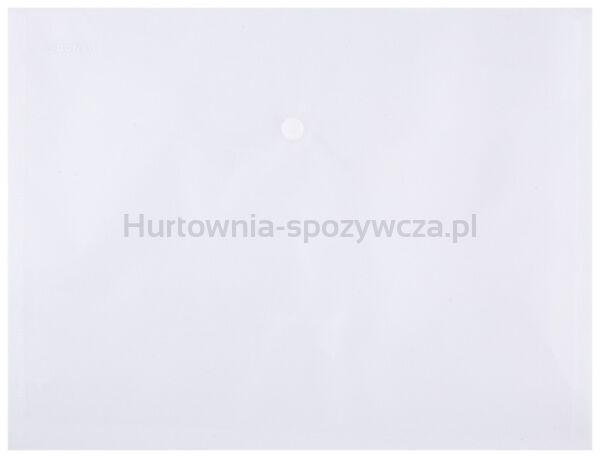 Teczka kopertowa DONAU zatrzask, PP, A4, 180mikr., transparentna