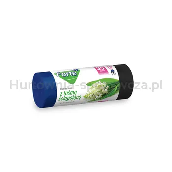 Forte+ Worki Na Śmieci Z Taśmą 35L 15 Szt. Ldpe