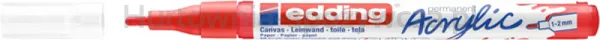 Marker akrylowy e-5300 EDDING, 1-2 mm, matowa czerwień
