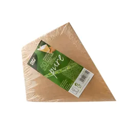 Papstar Torebki Na Frytki Z Miejscem Na Dip, Papierowe, &Quotpure&Quot, 23,5 Cm X 19 Cm, Kolory: Brązowy/Biały, Pojemność 150 G, 50 Szt