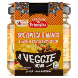 Primavika Veggie Bowl Lunch W Stylu Indyjskim Soczewica & Mango 180 G