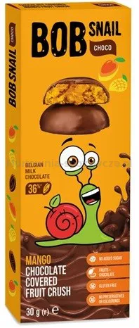 Przekąska jabłko mango w mlecznej belgijskiej czekoladzie 30g